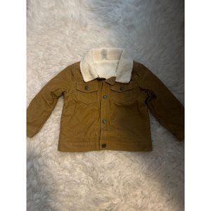 Carter's Tan Corduroy Jacket with Fleece Lining Size 24M
